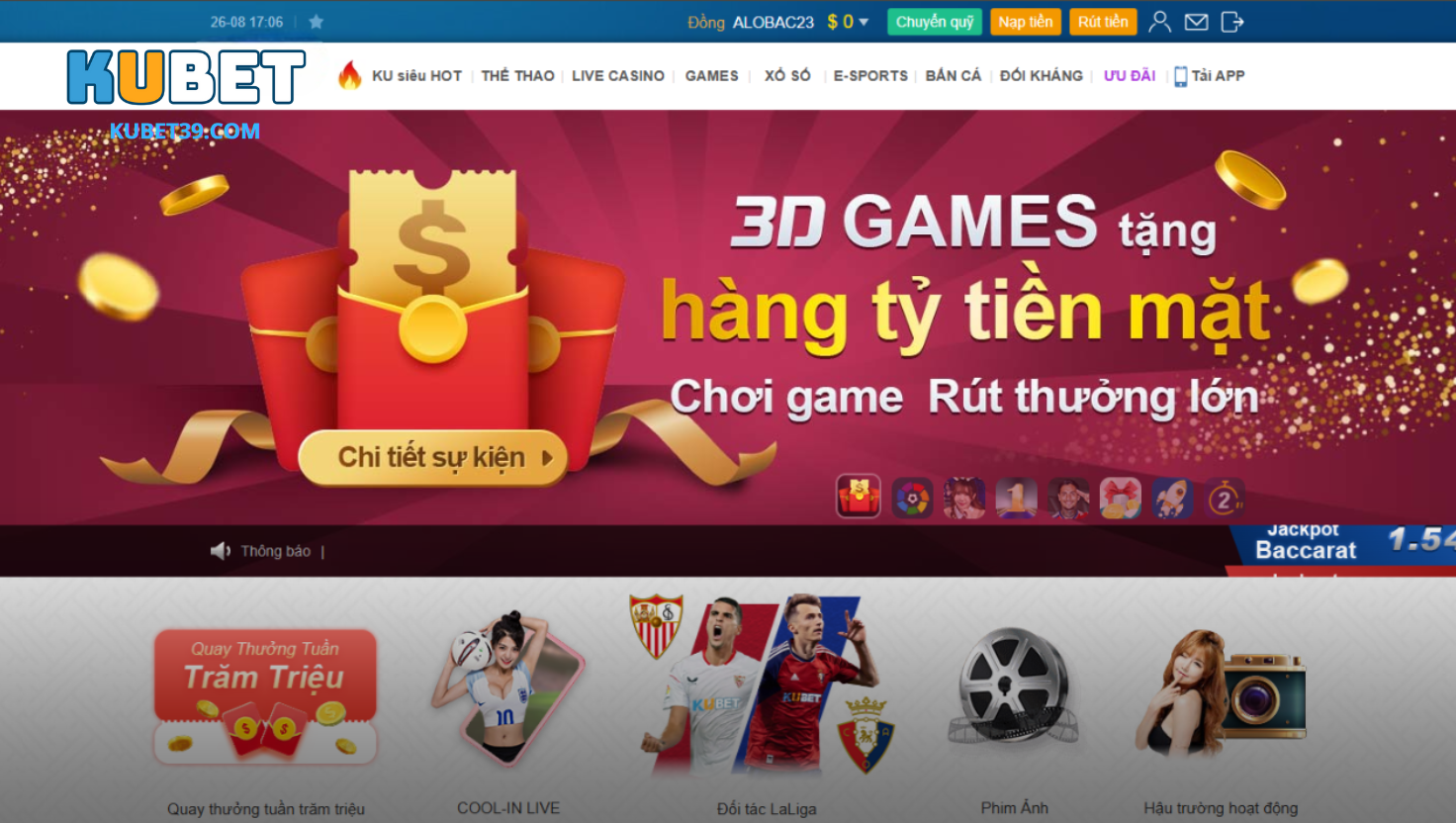 Các lỗi thường gặp khi rút tiền Kubet